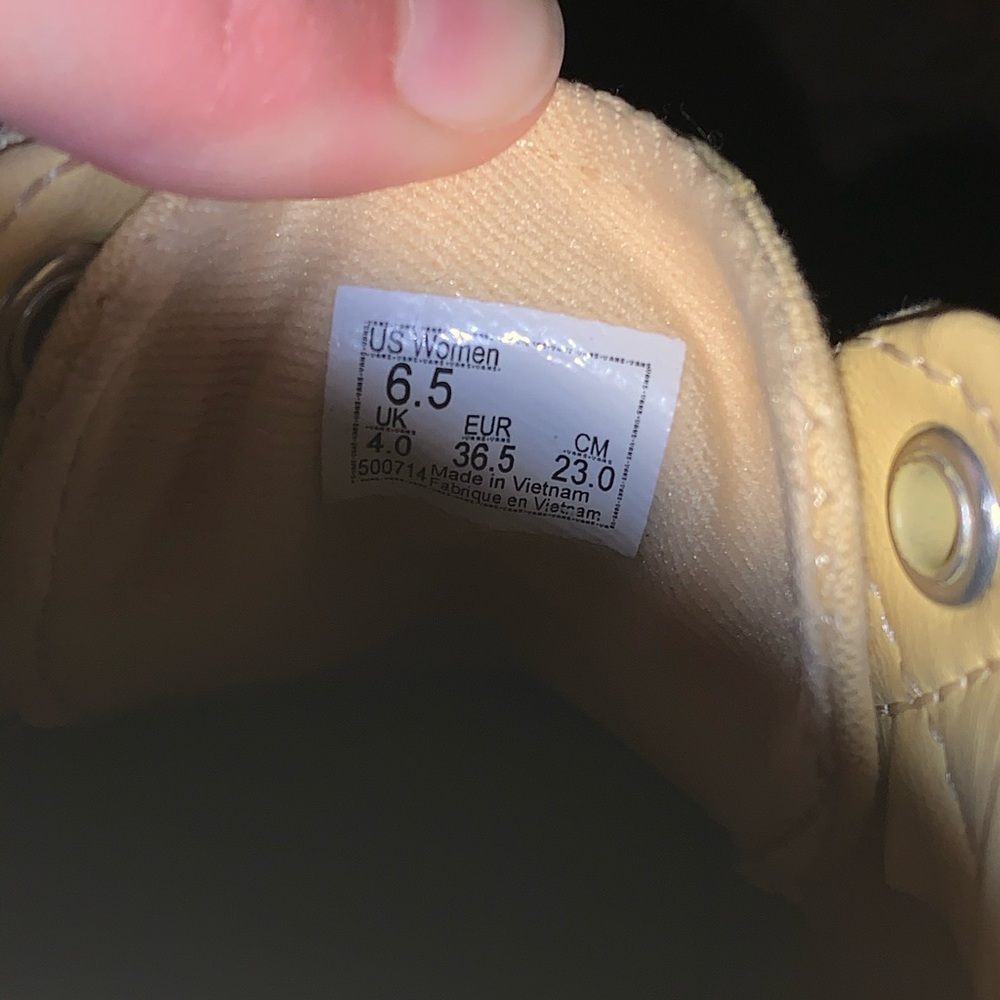 Pastel Yellow Vans - Picture 5 of 5
